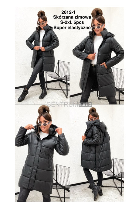 Kurtki skórzane damskie (S-2XL) 2612-1
