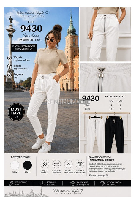Spodnie damskie (S-XL) 9430