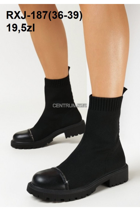 Buty damskie jesienne (36-41) 187 Black