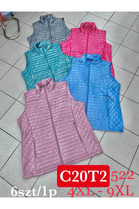 Bezrękawnik damski KOLOR DO WYBORU (4XL-9XL) 522