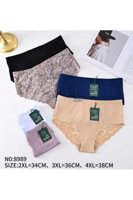 Majtki damskie (2XL-4XL) 8989