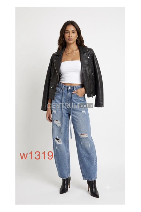 Jeansy damskie (XS-XL) W1319