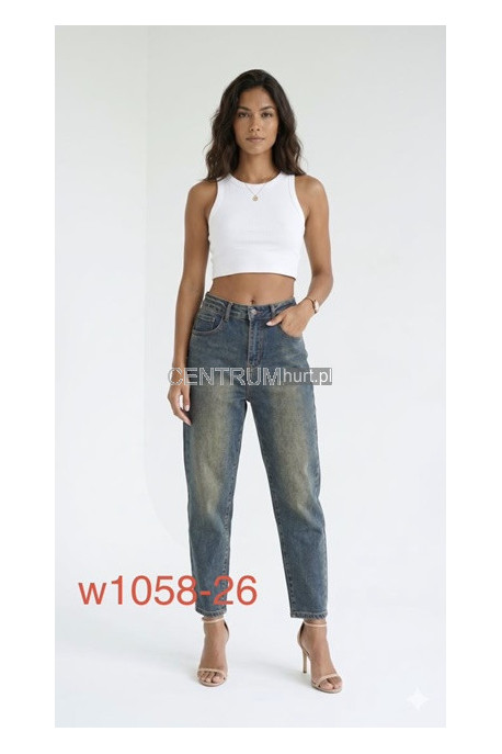 Jeansy damskie (XS-XL) W1058-26