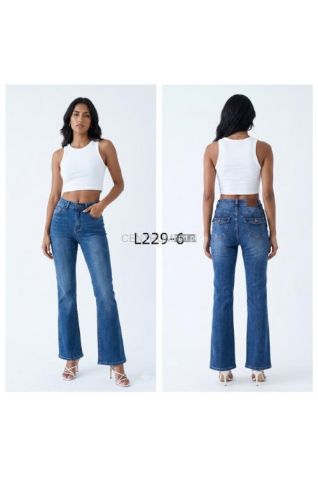 Jeansy damskie (XS-XL) L229-6