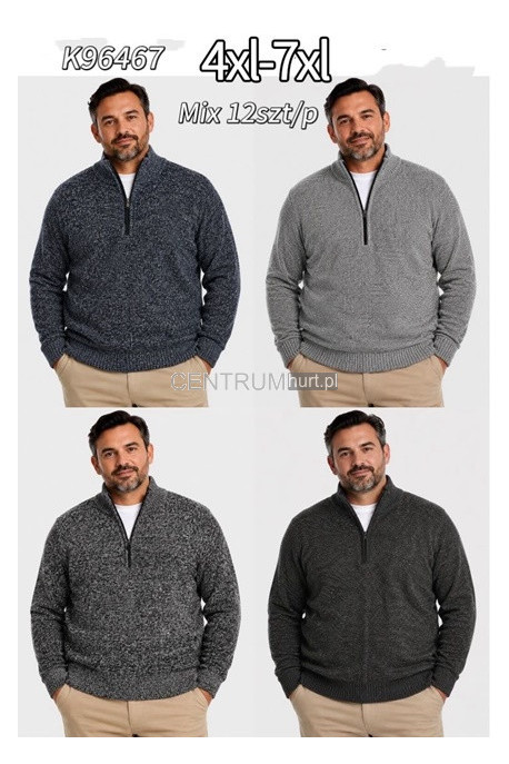 Sweter męski (4XL-7XL) K96467