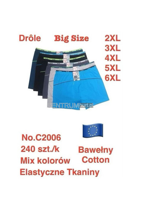 Bokserki nadwymiary (2-6XL) C2006