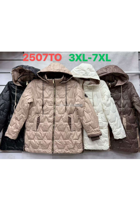 Kurtki damskie zimowe (3XL-7XL) 2507TO