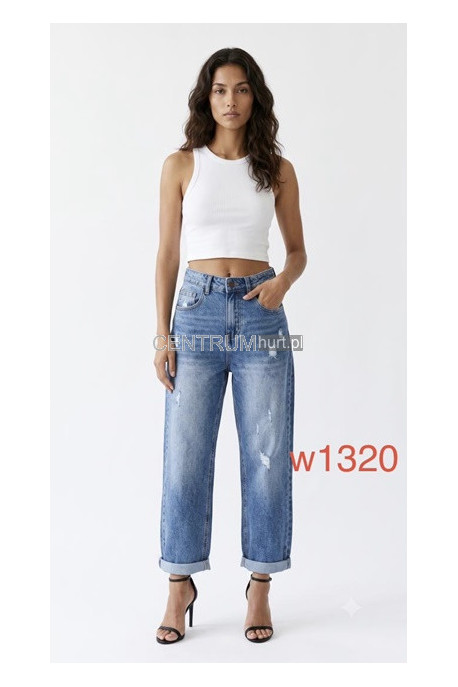 Jeansy damskie (XS-XL) W1320