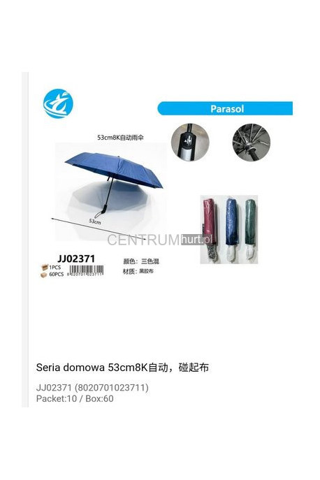 PARASOL PEŁNY AUTOMAT JJ02371