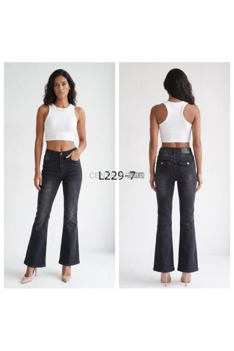 Jeansy damskie (XS-XL) L229-7