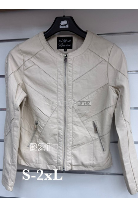 Kurtki skórzane damskie (S-2XL) 4678