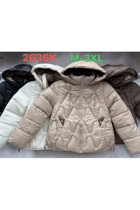 Kurtki damskie zimowe (M-3XL) 2636K