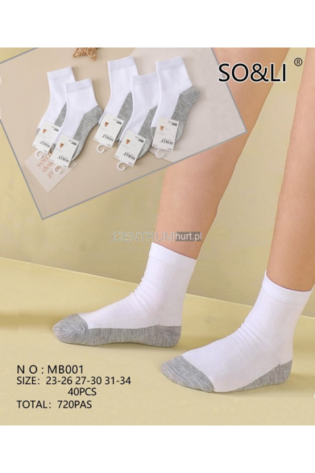Skarpety dziecięce (23-34) MB001